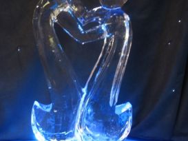 Contemporary Lovers 1 Ice Sculpture